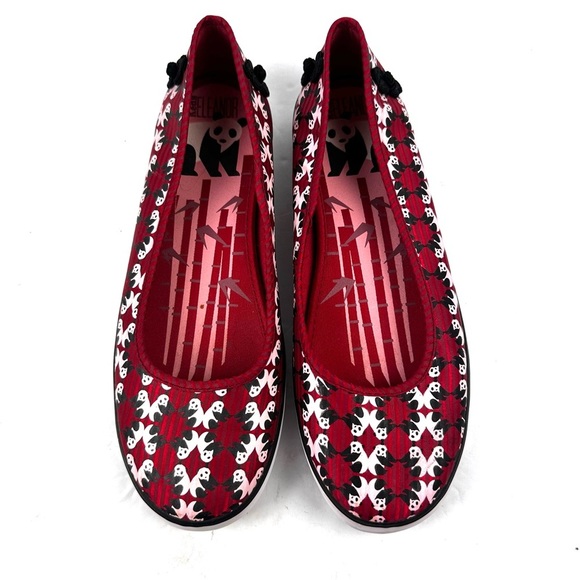 Keds Eleanor Shoes 9 Red Panda Canvas Slip On Flats Womens - Picture 2 of 8